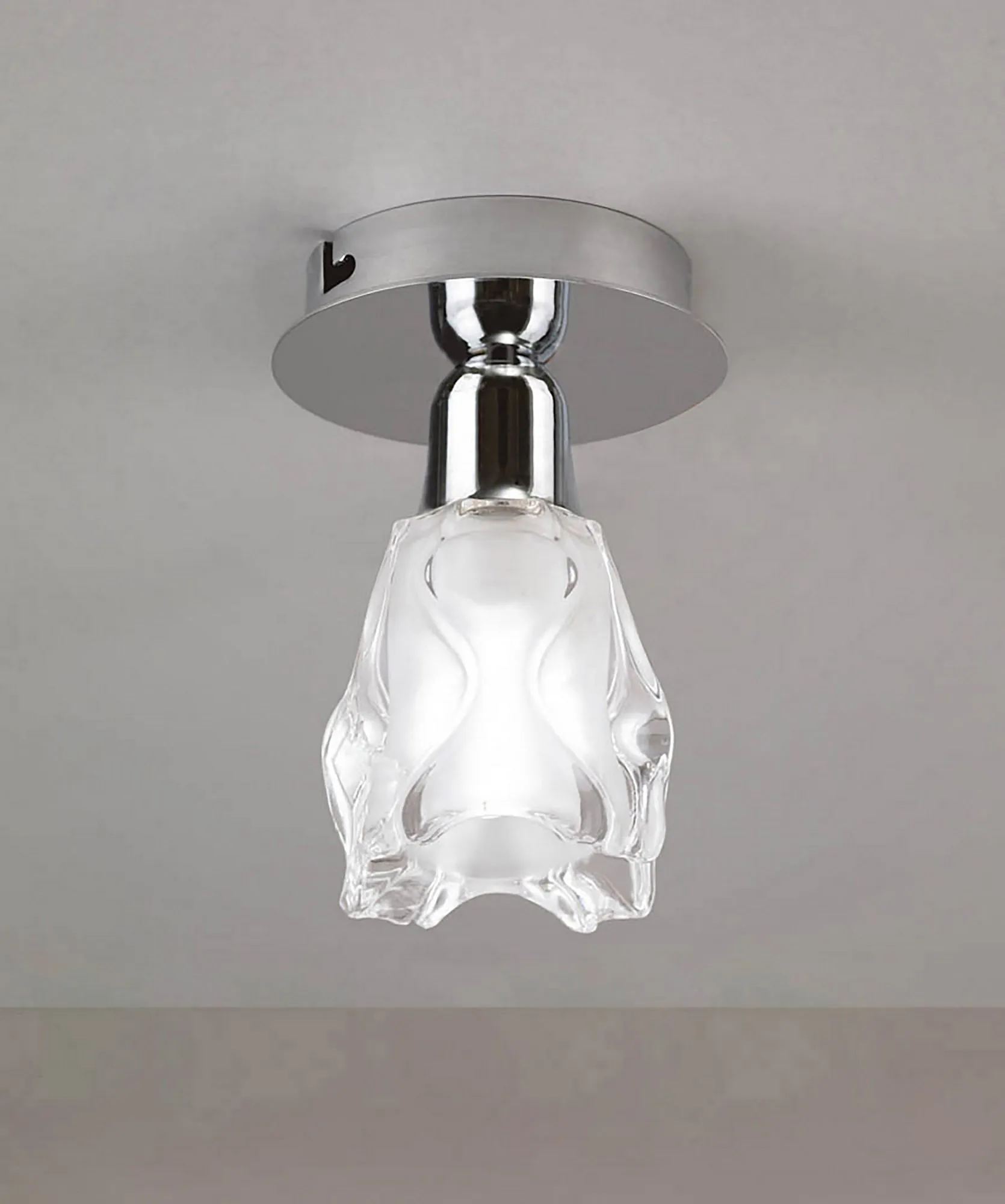 Amel Polished Chrome Ceiling Lights Mantra Flush Fittings